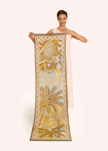 Load image into Gallery viewer, Powder - Cotton Scarf in Patterned Palms