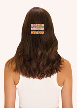 Load image into Gallery viewer, Powder - Embroidered Barette in Mustard Floral Vine