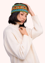 Load image into Gallery viewer, Powder - Fair Isle Headband in Teal Mix