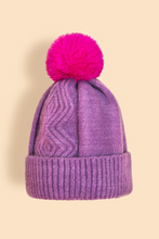 Load image into Gallery viewer, Powder - Ingrid Bobble Hat - Grape