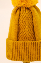 Load image into Gallery viewer, Powder - Ingrid Bobble Hat - Mustard