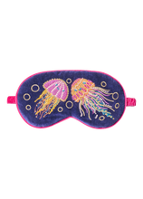 Load image into Gallery viewer, Powder - Jolly Jellies Velvet Eye Mask in Navy