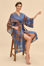 Load image into Gallery viewer, Powder - Kimono Gown - Denim Tapestry