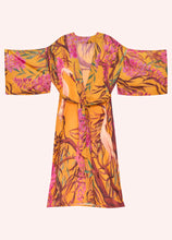 Load image into Gallery viewer, Powder - Kimono Gown in Oriental Crane Ochre