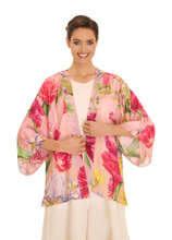 Load image into Gallery viewer, Powder - Kimono Jacket in Floral Study Petal