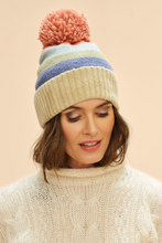 Load image into Gallery viewer, Powder - Lilia Bobble Hat - Mixed Pastel