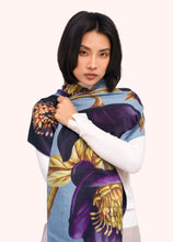 Load image into Gallery viewer, Powder - Lux Print Scarf in Hellebore