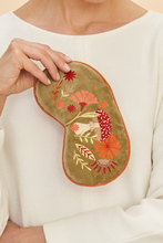 Load image into Gallery viewer, Powder - Lavender Velvet Eye Mask - Tranquil Toadstool Sage