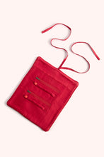 Load image into Gallery viewer, Powder - Opulent Florals Jewellery Roll in Chocolate