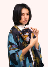 Load image into Gallery viewer, Powder - Quilted Velvet Vanity Bag in Hellebore