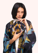 Load image into Gallery viewer, Powder - Quilted Velvet Washbag in Hellebore
