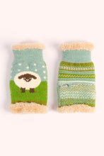 Load image into Gallery viewer, Powder - Sheep Wrist Warmers in Ice