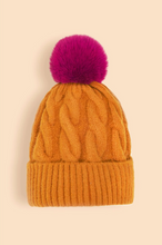 Load image into Gallery viewer, Powder - Svana Bobble Hat - Tangerine