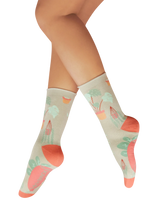 Load image into Gallery viewer, Powder - Thriving House Plants Ankle Socks