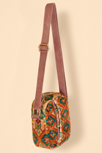Load image into Gallery viewer, Powder - Velvet Crossbody Bag - Warm Ikat