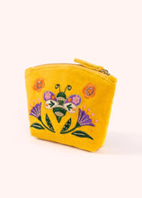 Load image into Gallery viewer, Powder - Velvet Mini Pouch in Brilliant Bumblebee