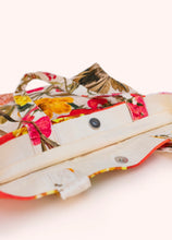 Load image into Gallery viewer, Powder - Velvet Tote Bag in Fine Flowers