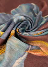 Load image into Gallery viewer, Powder - Wool Wrap Scarf in Iris
