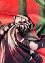 Load image into Gallery viewer, Powder - Wool Wrap Scarf in Tulip