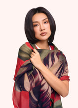 Load image into Gallery viewer, Powder - Wool Wrap Scarf in Tulip