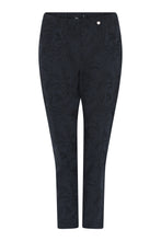 Load image into Gallery viewer, Robell - 51560 54401 Bella 09 Trousers - Navy Damask 69