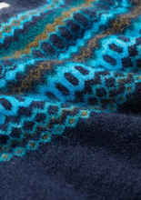 Load image into Gallery viewer, Sea Salt - Annik Jumper in Modernist Cyan Multi