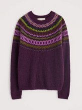 Load image into Gallery viewer, Sea Salt - Annik Jumper in Modernist Grape Oak Mix