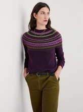 Load image into Gallery viewer, Sea Salt - Annik Jumper in Modernist Grape Oak Mix