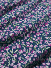 Load image into Gallery viewer, Sea Salt - April Dress in Flax Flower Bright Orchid