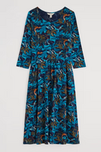 Load image into Gallery viewer, Sea Salt - April Dress in Floating Fronds Maritime