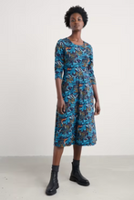 Load image into Gallery viewer, Sea Salt - April Dress in Floating Fronds Maritime