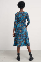 Load image into Gallery viewer, Sea Salt - April Dress in Floating Fronds Maritime