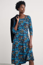 Load image into Gallery viewer, Sea Salt - April Dress in Floating Fronds Maritime