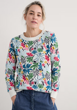 Load image into Gallery viewer, Sea Salt - Bright Wave Sweatshirt in Seaweed Flower Chalk