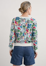 Load image into Gallery viewer, Sea Salt - Bright Wave Sweatshirt in Seaweed Flower Chalk