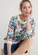 Load image into Gallery viewer, Sea Salt - Bright Wave Sweatshirt in Seaweed Flower Chalk