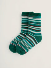 Load image into Gallery viewer, Sea Salt - Cabin Socks in Ripple Marks Dune Grass Mix