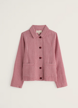 Load image into Gallery viewer, Sea Salt - Carnon Downs Jacket in Gingham Scarlet
