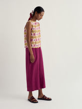Load image into Gallery viewer, Sea Salt - Colour Study Top in Painted Asters Chalk