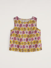 Load image into Gallery viewer, Sea Salt - Colour Study Top in Painted Asters Chalk