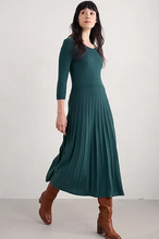 Load image into Gallery viewer, Sea Salt - Folk Song Dress - Dusky Jade