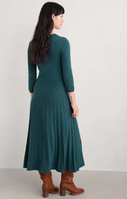 Load image into Gallery viewer, Sea Salt - Folk Song Dress - Dusky Jade