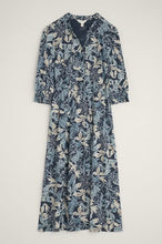 Load image into Gallery viewer, Sea Salt - Foxtrot Dress - Inked Foliage Dusky Jade