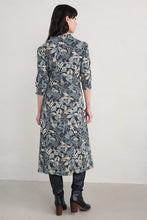 Load image into Gallery viewer, Sea Salt - Foxtrot Dress - Inked Foliage Dusky Jade
