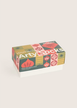 Load image into Gallery viewer, Sea Salt - Gift Box of 4 Geometric Arty Socks in Festivity Mix