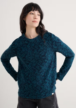 Load image into Gallery viewer, Sea Salt - Gwennol Top in Drawn Seabed Dark Eden