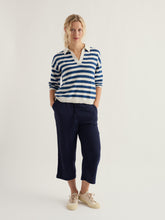 Load image into Gallery viewer, Sea Salt - Gwynver Jumper in Cornish Dark Voyage Chalk