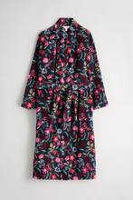 Load image into Gallery viewer, Sea Salt - Hushing Gown - Woodblock Bloom Dahlia