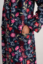 Load image into Gallery viewer, Sea Salt - Hushing Gown - Woodblock Bloom Dahlia