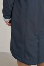 Load image into Gallery viewer, Sea Salt - Janelle Waterproof Coat - Squid Ink